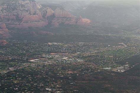 Aerial View of Sedona Arizona Stock Image - Image of explore, beauty ...