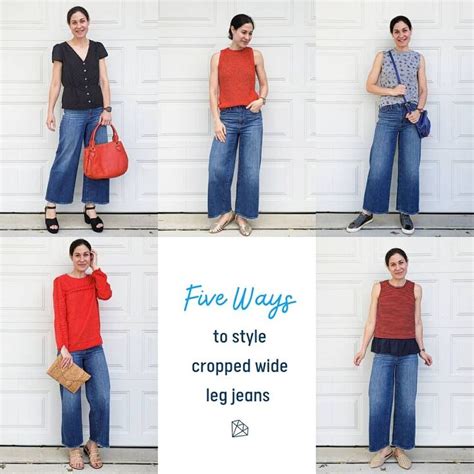 Five Ways To Wear Cropped Wide Leg Jeans Upstyle