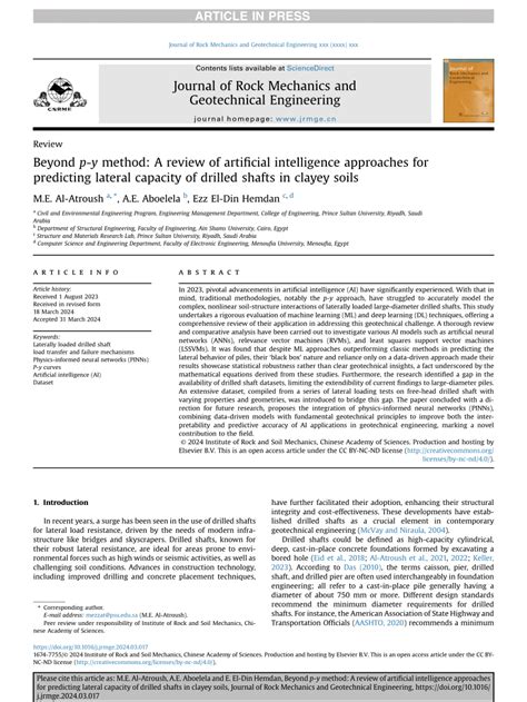 Pdf Beyond P Y Method A Review Of Artificial Intelligence Approaches