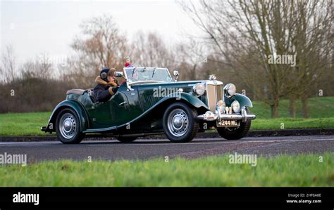 1953 MG T type classic car Stock Photo - Alamy