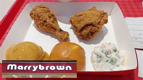 Marrybrown Malaysia S Fried Chicken Fast Food Youtube