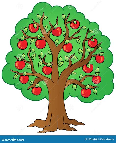 Apple Tree Royalty-Free Stock Image | CartoonDealer.com #41902954