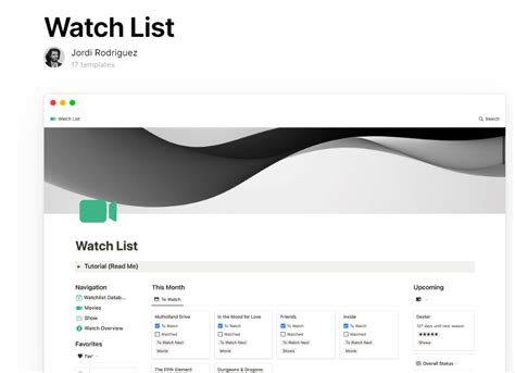 22 Notion Movie Tracker Templates
