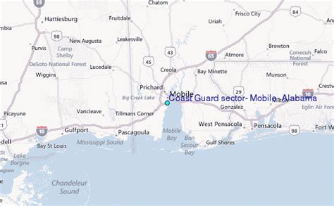 Coast Guard Sector Mobile Alabama Tide Station Location Guide