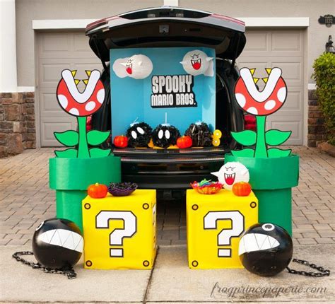 Mario Brothers Trunk Or Treat Ideas Frog Prince Paperie Trunk Or