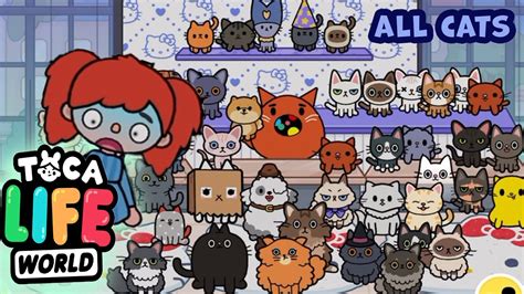 Gathered All The Cats And Cats In Toca Bocatoca Life World Youtube