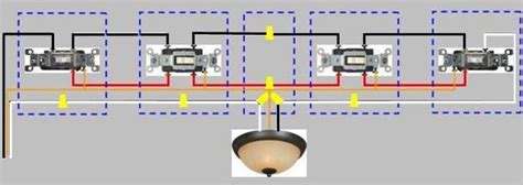 Four Way Switch Wiring Diagrams One Light - Circuit Diagram