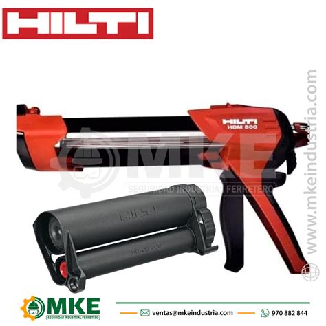 Aplicador Manual De Adhesivo Hdm Hilti Mke