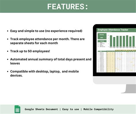 Employee Attendance Tracker – Spreadsheets PH