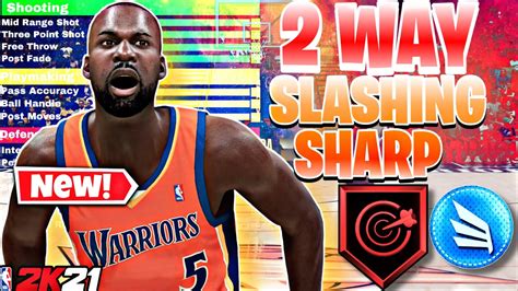 A 2 WAY SHARPSHOOTER W CONTACT DUNKS 99 SPEED STEAL On NBA 2K21 IS