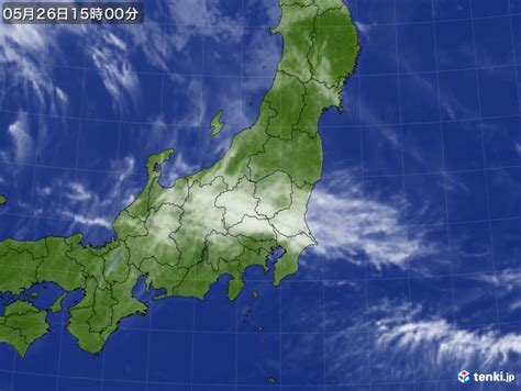 過去の気象衛星東日本2024年05月26日 日本気象協会 Tenkijp