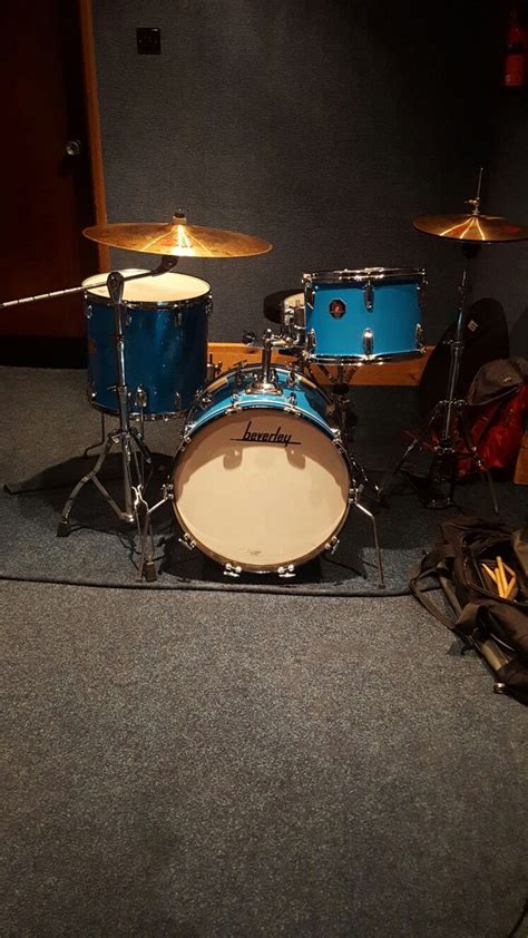 Beverley B H Set With Paistes Vintage Drums Drums Drums Studio