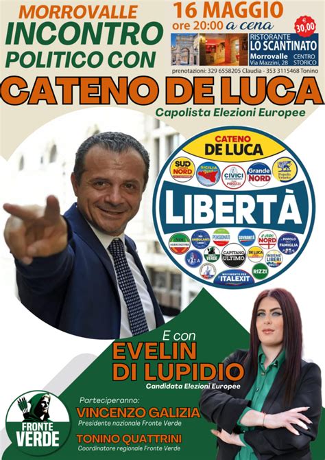 Macerata Cateno De Luca e Vincenzo Galizia allincontro Lista Libertà