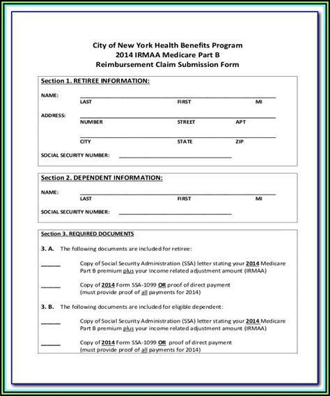 Free Fillable Cms S Claim Form Pdf Printable Forms Free Online