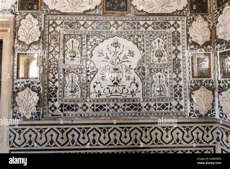 Sheesh Mahal Amber Fort Jaipur India Hi Res Stock Photography And