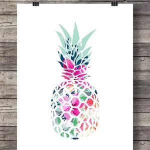 Pineapple Prints Printable Art Set Of 3 Work Hard Stay Humble Be Kind