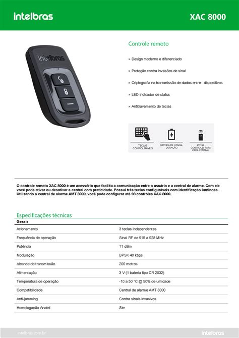 Sistema De Alarme S Fio Contra Roubo Amt Slim Intelbras