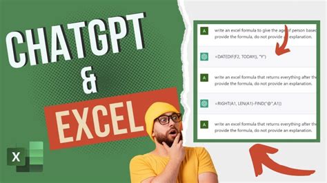 How To Build Excel Formulas With Chatgpt With Examples And Prompts Exceltutorial