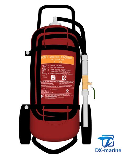 Fire Extinguisher Rmf C Mobile Afff Foam Med Dx Marine