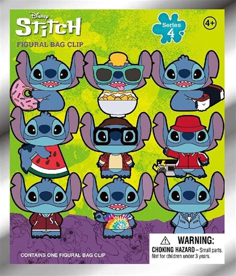 Disney Lilo & Stitch Series 4 - 3D Foam Key Ring Blind Bag - 077764853852