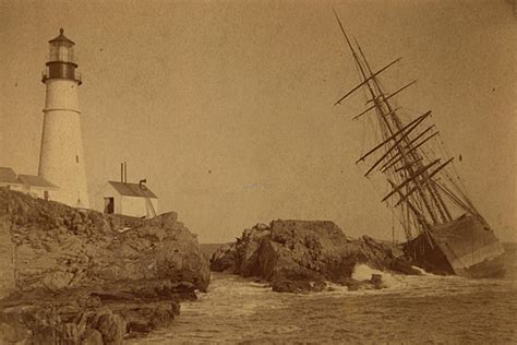 Original Photos Of The 1886 Shipwreck That Is Documented On Portland