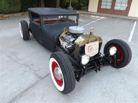 Purchase Used 1927 Ford Coupe Hot Rat Street Rod Chopped Channeled V8 NO RESERVE In