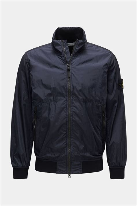 STONE ISLAND Blouson Garment Dyed Crinkle Reps NY Navy BRAUN Hamburg