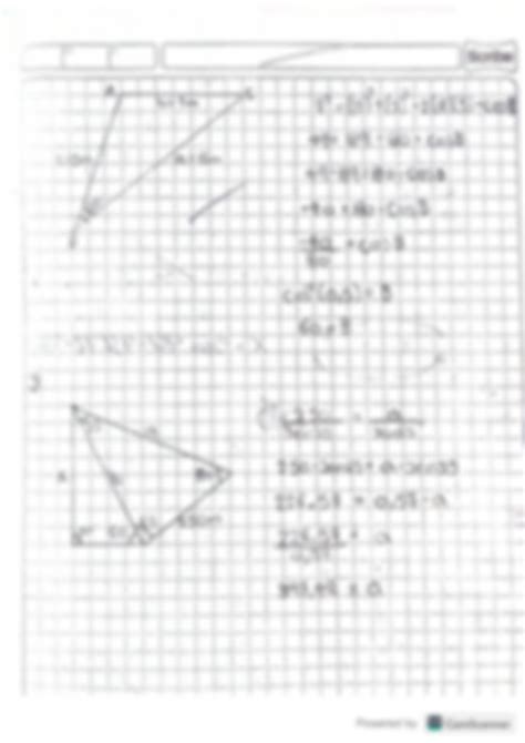 SOLUTION Ejemplos Teorema Del Seno Y Coseno Studypool