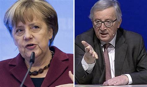 Migrant Crisis Eu Boss Jean Claude Juncker Says Germany Blocked