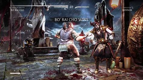 Mortal Kombat X Ps Bo Rai Cho Dragon Breath Evil Within Living