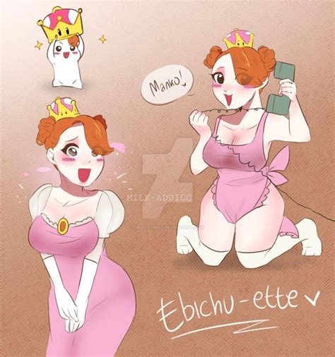 Ebichu Super Crown Peachette Super Crown Super Mario Art Mario