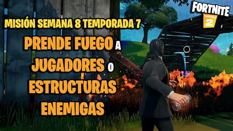 Desaf O Fortnite Prende Fuego A Jugadores O Estructuras Enemigas Youtube