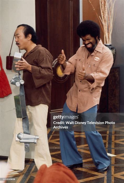 Pat Morita Ted Lange Appearing In The Abc Tv Series Mr T And Tina