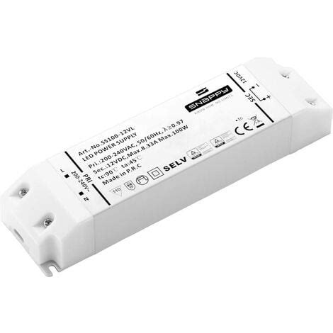 Dehner Elektronik SS 100 12VL Trasformatore Per LED Driver Per LED