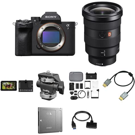 Sony A7 IV Mirrorless Camera With 16 35mm Lens And Raw Recording