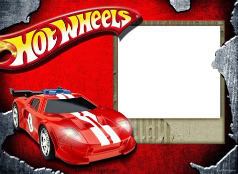 Convites de Aniversário Grátis para Imprimir vários temas Bolo Hot Wheels Hot Wheels Cake
