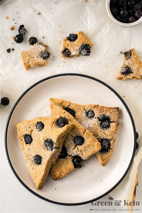 Almond Flour Scones With Blueberry Recipe Green And Keto