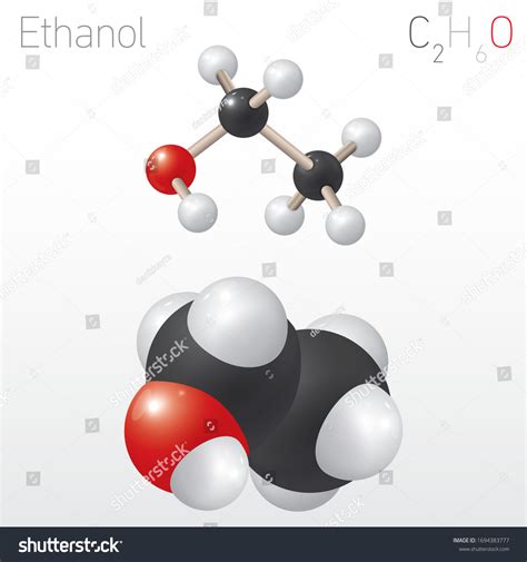 Ethanol Structure 3d