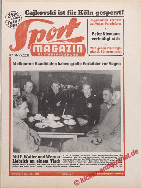 Original Alte Zeitung Kicker Das Sportmagazin Vom 1591955