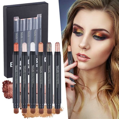 Makeup Of Blekii Neutral And Brown Eyeshadow Stick Eyeshadow Pencil Crayon Champagne Eye