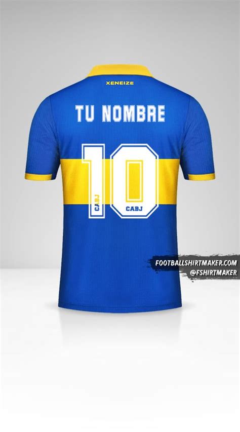 Crear Camiseta Personalizada De Boca Juniors 2022 2023 Con Tu Nombre Y