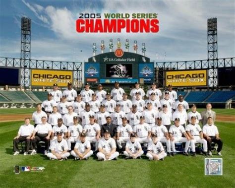 2005 White Sox World Series Champions Sit Down Team Photo Photo Print