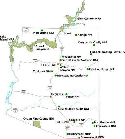 AZ National Forests Map