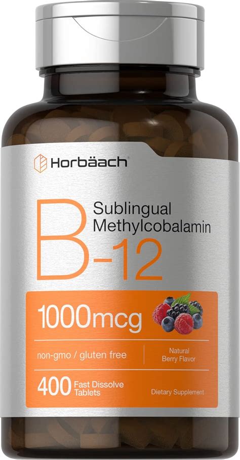 Amazon Horb Ach Vitamina B Sublingual Mcg Tabletas De