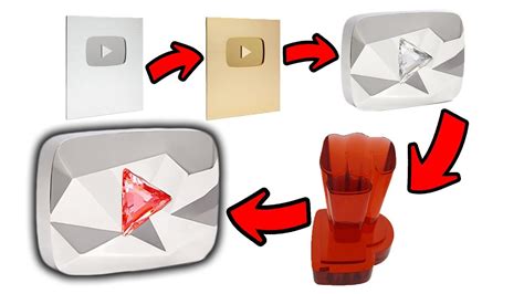 The New 100 Million Subscriber Award The Red Diamond Creator Award