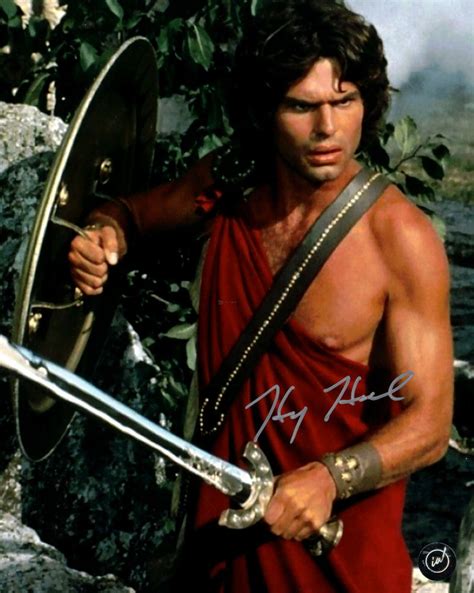 Harry Hamlin as Perseus Clash of the Titans Autographed 8x10 in Silver ...