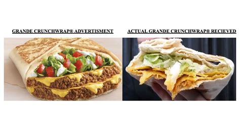 Taco Bell Sued For False Advertising Over Lack Of Filling In