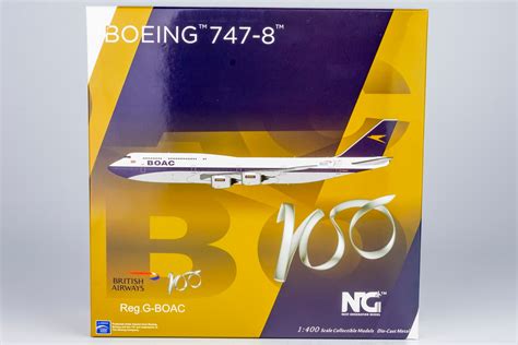 NG Models BOAC 747-8 G-BOAC (fantasy livery; with 100 anniversary ...