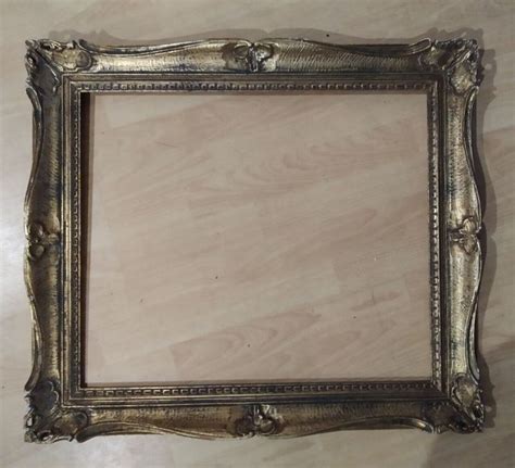 Cadre Montparnasse Dore Feuillure 59 Cm X 50 Cm Frame Gold Peinture