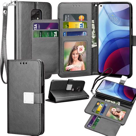 Takfox For Motorola Moto G Power 2021 Case PU Leather Folio Wallet